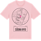 Pink Cotton t-shirt med Södra Ryd t-shirt