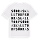 Södra Skalltorp ordlek t-shirt