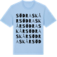 Blue Soul t-shirt med Södra Skår ordlek t-shirt