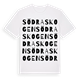 Södra Skogen ordlek t-shirt