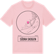 Pink Cotton t-shirt med Södra Skogen t-shirt