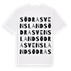 Södra Svensland ordlek t-shirt