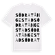 Södra Tångestad ordlek t-shirt