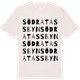 Vintage White t-shirt med Södra Tassbyn ordlek t-shirt
