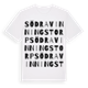 Södra Vinningstorp ordlek t-shirt