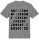 Mid Heather Gray t-shirt med Sofiero ordlek t-shirt