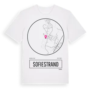 Sofiestrand t-shirt – ekologisk bomull t-shirt från Pinshirt