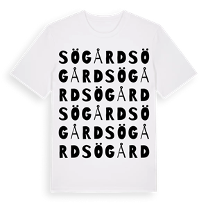 Sögård ordlek t-shirt – ekologisk bomull t-shirt från Pinshirt