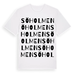 Söholmen ordlek t-shirt – ekologisk bomull t-shirt från Pinshirt