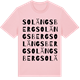 Pink Cotton t-shirt med Solängsberg ordlek t-shirt