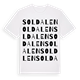 Soldalen ordlek t-shirt