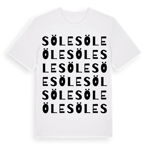 Söle ordlek t-shirt – ekologisk bomull t-shirt från Pinshirt