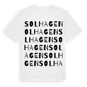 Solhagen ordlek t-shirt – ekologisk bomull t-shirt från Pinshirt