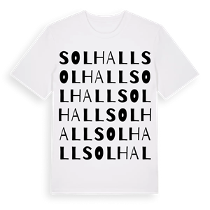 Solhall ordlek t-shirt – ekologisk bomull t-shirt från Pinshirt