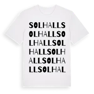 Solhall ordlek t-shirt – ekologisk bomull t-shirt från Pinshirt