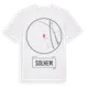 White t-shirt med Solhem t-shirt