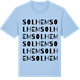 Blue Soul t-shirt med Solhem ordlek t-shirt