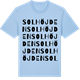 Blue Soul t-shirt med Solhöjden ordlek t-shirt