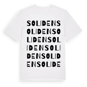 Soliden ordlek t-shirt – ekologisk bomull t-shirt från Pinshirt
