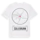 White t-shirt med Sollebrunn t-shirt