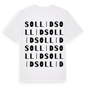 Sollid ordlek t-shirt – ekologisk bomull t-shirt från Pinshirt