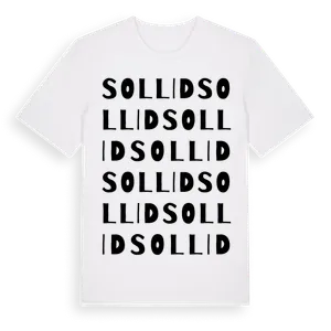 Sollid ordlek t-shirt – ekologisk bomull t-shirt från Pinshirt