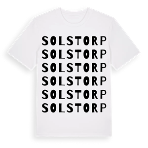 Solstorp ordlek t-shirt – ekologisk bomull t-shirt från Pinshirt