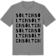 Mid Heather Gray t-shirt med Sölten ordlek t-shirt