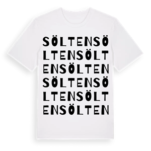 Sölten ordlek t-shirt – ekologisk bomull t-shirt från Pinshirt