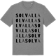Mid Heather Gray t-shirt med Solvalla ordlek t-shirt