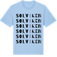 Blue Soul t-shirt med Solviken ordlek t-shirt