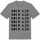 Mid Heather Gray t-shirt med Solviken ordlek t-shirt
