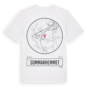 Sommarhemmet t-shirt – ekologisk bomull t-shirt från Pinshirt