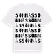 White t-shirt med Sönnås ordlek t-shirt