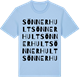 Blue Soul t-shirt med Sönnerhult ordlek t-shirt