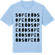 Blue Soul t-shirt med Soperöd ordlek t-shirt