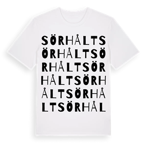 Sör Hålt ordlek t-shirt – ekologisk bomull t-shirt från Pinshirt