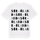 Sör-Ölanda ordlek t-shirt