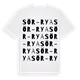 Sör-Rya ordlek t-shirt