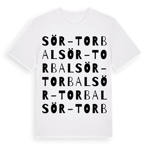 Sör-Torbal ordlek t-shirt – ekologisk bomull t-shirt från Pinshirt