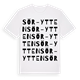 Sör-Ytten ordlek t-shirt