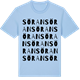 Blue Soul t-shirt med Söran ordlek t-shirt
