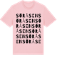 Pink Cotton t-shirt med Söråsen ordlek t-shirt
