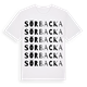 White t-shirt med Sörbacka ordlek t-shirt