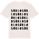 Vintage White t-shirt med Sörbo ordlek t-shirt