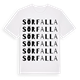 Sörfalla ordlek t-shirt