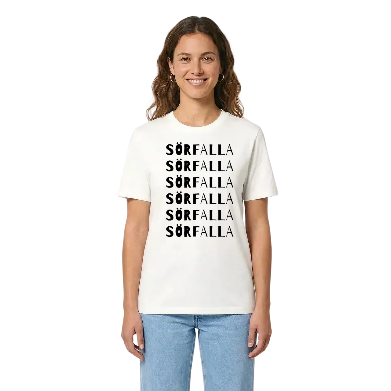 Sörfalla ordlek t-shirt i miljö