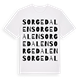 Sorgedalen ordlek t-shirt