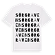 Sörgraven ordlek t-shirt