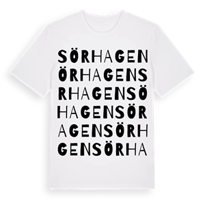 Sörhagen ordlek t-shirt – ekologisk bomull t-shirt från Pinshirt